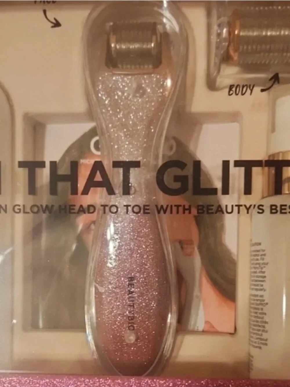 NIB BeautyBio GloPro Face + Body Tools